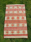 Navajo Rug Wearing Blanket Antique Native American Indian Weaving 1890