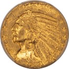 1913  5 Indian Gold Half Eagle - Pcgs Ms-63  Choice  Cac Approved 