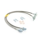 Full Set Stainless Steel Extended Brake Lines For 71-78 Chevy Gmc C k 10 15 4-6 