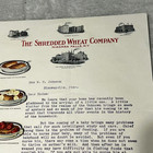 The Shredded Wheat Company Vintage Letterhead M
