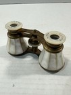Antique - Verne - Paris Mother Of Pearl   Brass Opera Theater Glasses With Case