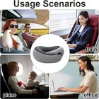 Travel Neck Pillow Memory Foam U Shaped Snail Style Portable Soft Sleep Gift