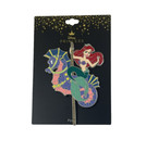 Disney Ariel Carousel Of Dreams Mermaid Jumbo Le300 Pin Beyond The Sea Silver