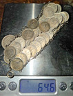 1800s 38 Guatemala 835 Silver Coin Watch Chain Jewelry Scrap 64 6 Grams