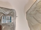 Vintage Toddlertime Waterproof Plastic Diaper Covers White Newborn 0-14 Lbs Set