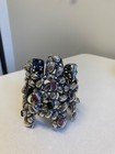 Rachel Gera Modernist Cuff With Gemstones