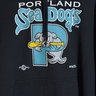 Portland Sea Dogs Hoodie Mens Large Black Wright Minor League Baseball Red Sox