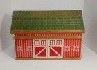  Childs Antique Wooden Lithograph Farm Barn Animals Toy Playset 1930s -40s