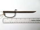 Antique Primitive Brass Letter Opener Mini British Sword Circa Early 1900s