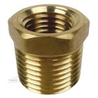 2pc 3 8  Male X 1 4  Female Hex Reducer Bushing Adapter Pipe Reducing Fitting