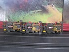 New  Tyco  Slot Car Lot Of  3 Tcr Wide Chassis With Yellow Wheels