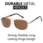 Aviator Sunglasses Retro Men s Women s Uv400 Eye Protection Stylish Metal Frame
