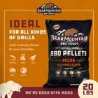 Bear Mountain Bbq Natural Hardwood Pecan Sweet Flavor Pellets  20lbs  2 Pack 