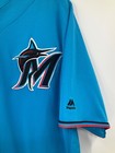 Tristan Pompey  36 Miami Marlins Game Used Jersey Spring Training Size  46