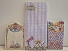 Lot Of 3 Nip Mary Engelbreit  the Queen Of Everything  Magnetic Notepad  pads