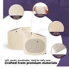 Gel Metatarsal Pads Beige Ball Of Foot Cushions Breathable Reusable One Size