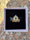 Disney Parks 2025 Gold Plated Cinderella Carriage Pandora Charm New 