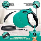 16ft Retractable Dog Pet Leash 360   Tangle-free W  Waste Bag Holder  Bags   Bowl