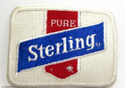 Vintage Sterling Pure Beer Jacket Patch Louisville Kentucky Brewery Advertising