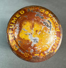 Antique Mennen   s Borated Talcum Powder Tin Vintage Advertising Can Historic