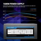 1600w Mining Power Supply 80 Plus Gold Full Modular Atx Psu For Btc Mining Rig