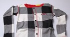 Lazy One Unisex Kids Tailgate Flapjack Bodysuit Ac2 Black white Size 8 Nwt 
