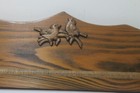 Vintage Wooden Towel Bar   Pegs Rack Birds Wall Mount Cottage Core Farmhouse 20 