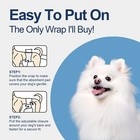 Male Dog Wraps  Absorbent And Leak-proof  Disposable Diapers  50 Pk  Medium Size