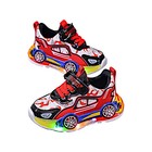 Sport Car Design Boys Sneakers Led Light-up Toddler Comfort Shoes Kids Trainers