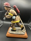 Red Hats Of Courage Advancing The Attack Fire Fighter Figure