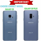 For Samsung Galaxy S9   S9 Plus Case Phone Cover Stand  Tempered Glass Protector