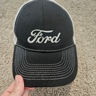 Ford Black And White Mesh Trucker Cap Hat
