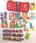 Moose Mighty Beanz 2003 Lot Of 46 Cards Rubber Casings  Checklist   Red Case