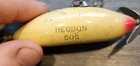 Vintage Heddon Sos Minnow Wooden Fishing Lure