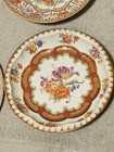 Vintage 1971  3 Daher Decorative Tins Floral Made In England   1 Wooden Plate