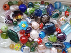 Lampwork Beads  1 2  Bulk  Mixed Styles colors  Handmade Glass  Custom Orders