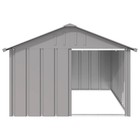 Dog House Gray 45 9 x60 2 x32 1  Galvanized Steel
