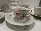 Vintage Germany Us Zone Ijb Porcelain Child Toy Tea Set Floral Gold Trim 13 Pc