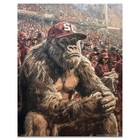 Sasquatch Bigfoot Art Print South Carolina Gamecocks Football Game Room Art Gift