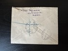 Iraq Postal History - Uprated Surch  Pse Stationery Envelope Reg To England 1933