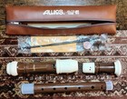 Aulos 709b E Alto Treble Baroque Recorder Blockfl  te Haka Style Fl  te    Bec