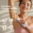 Bikini Trimmer For Women - Electric Razors For Women  Hair Purple Se Ver