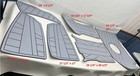 Monterey 2024 Cockpit Non Skid Mat Set Of  6  Gray   Black Marine Boat