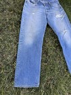Vintage Levi   s 501 Denim Jeans Made In The Usa 36x33 Distressed 