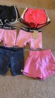 Nike Girls Shorts Size 6 6x Lot Of 9 Athletic Shorts
