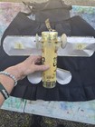 Vintage Aluminum Beer Can Handcrafted Airplane miller Lite bi-plane