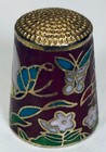 Thimble Butterfly Enamel Cloisonne