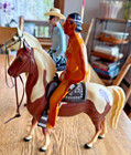 Vintage 1950 s Lone Ranger   Tonto With Horses - Hartland - Original   Complete