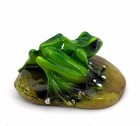 Bottle Opener Green Frog Figurine Hidden Beer Soda Bottle Cap Opener B