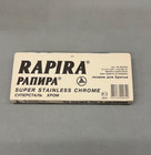 Rapira Stainless Chrome Double Edge Razor Blades 100 Pack  Safety Razor Blade